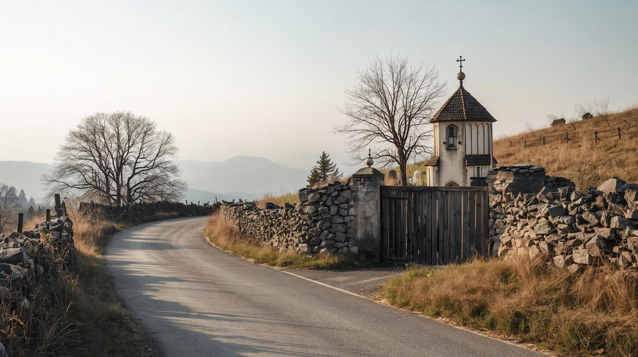 Between lakes and villages