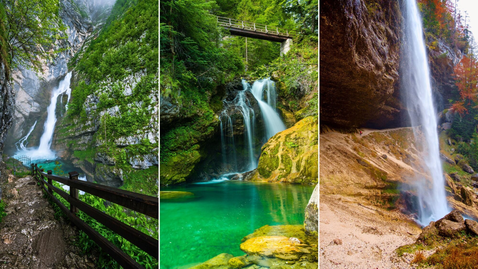 18 mejores cascadas de Eslovenia
