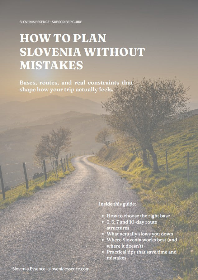 Slovenia Essence subscriber guide cover
