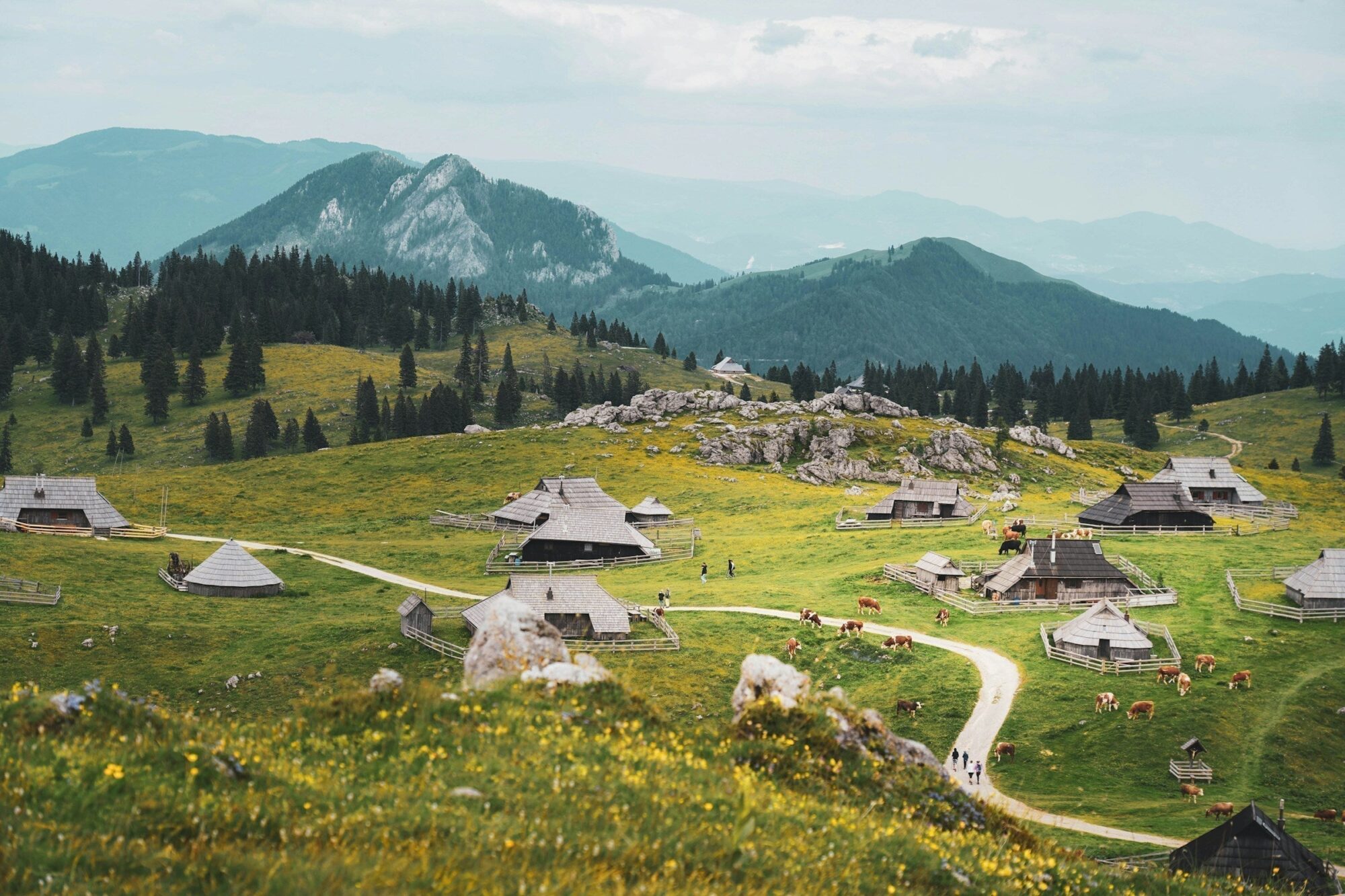 Velika Planina — La meseta de pastores de los Alpes de Kamnik