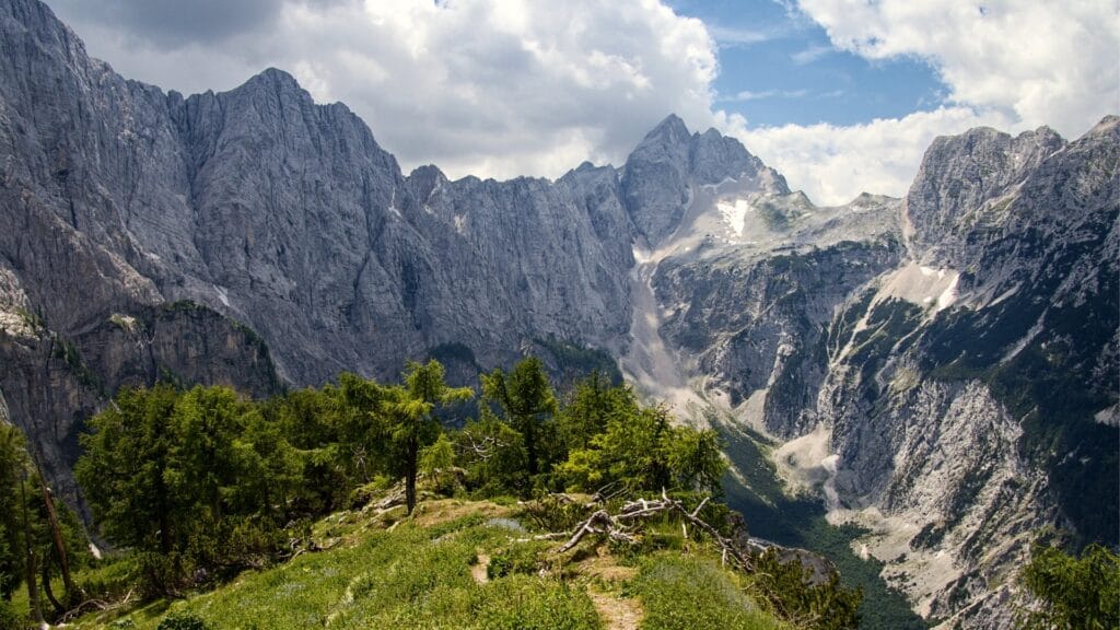 Slemenova Špica from Vršič Pass
